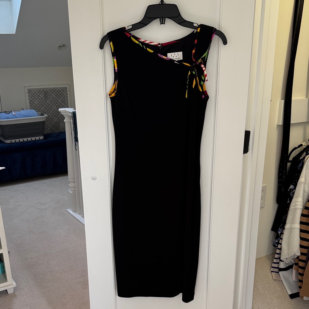 Vintage David Meister Dress with Colorful Accents